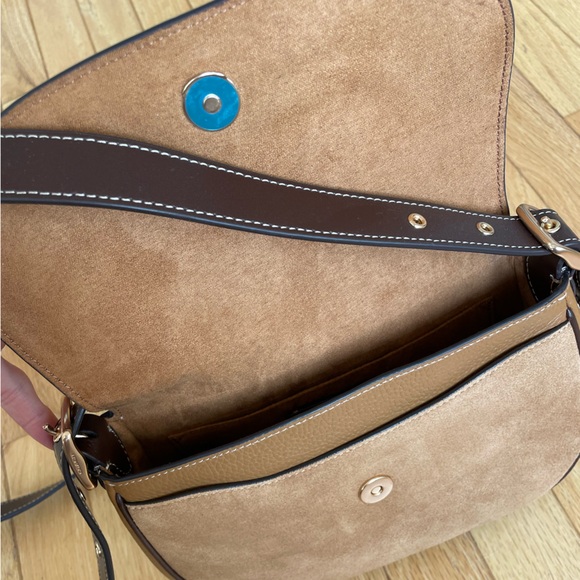 NWT Coach Macie Saddlebag in Colorblock - Picture 3 of 5